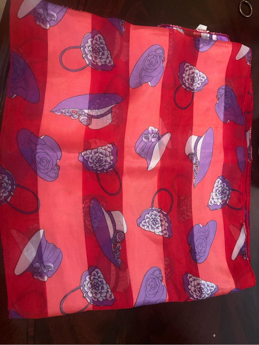 Target Red and Purple Printed Women's Scarf